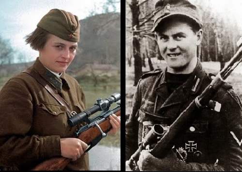 Что нашла Людмила Павличенко в вещах немецкого снайпера-аса, которого она сразила? (2020)