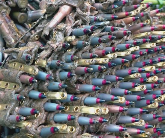 Нашли склад пулеметного расчета в Железной реке. Всё в солидоле (2019)