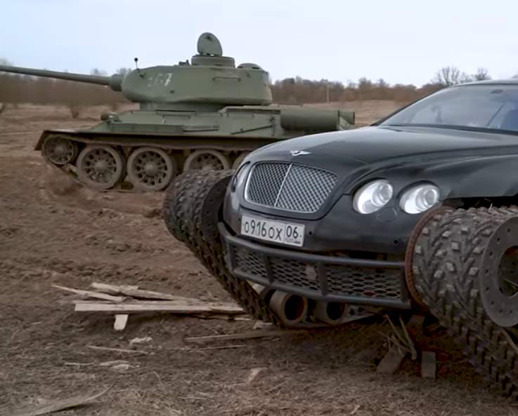tank t 34 protiv bentli tankovyj biatlon pod sankt peterburgom 2020 c2d14e1