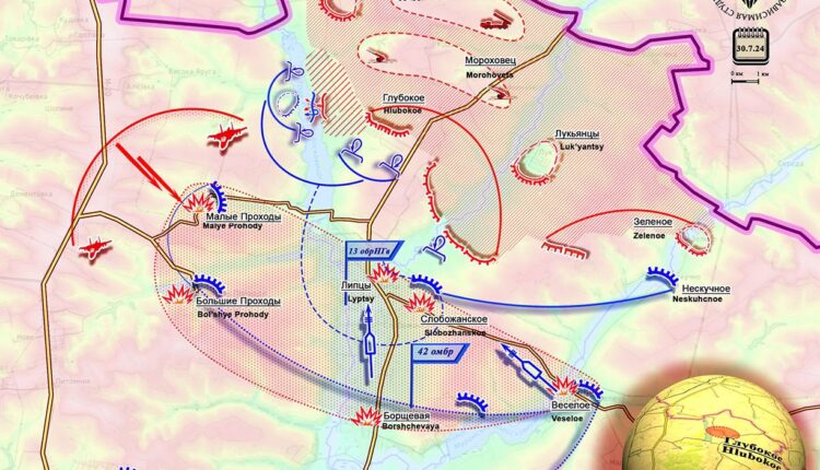 30.07.2024 Большая сводка с фронта с картами боевых действий на Украине. Ожесточенные бои на Липцевском, Волчанском, Торецком участке. Видео боев с передовой. (12 видео)